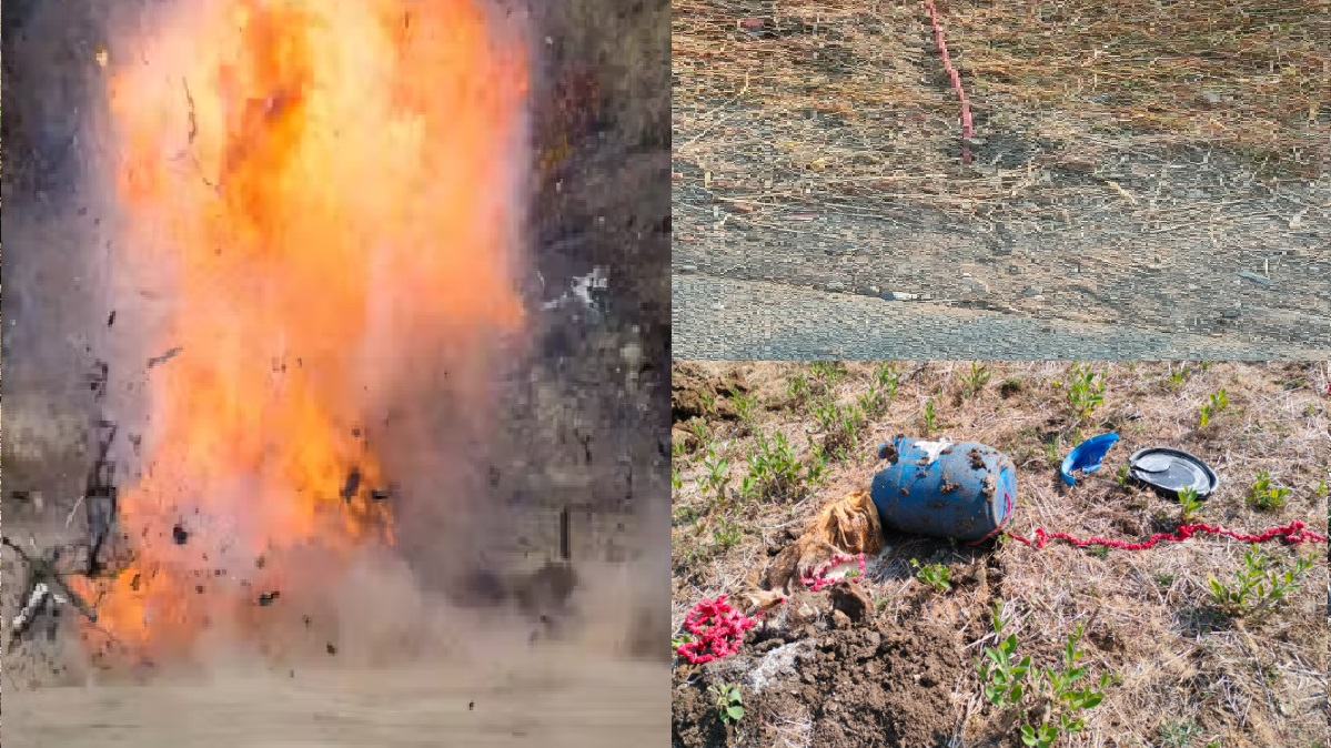 IED Recovered : जवानों को नुकसान पहुंचाने सड़क के बीचों-बीच लगाया 25 किलो का IED, जेसीबी की मदद से बाहर निकलकर किया गया निष्क्रिय