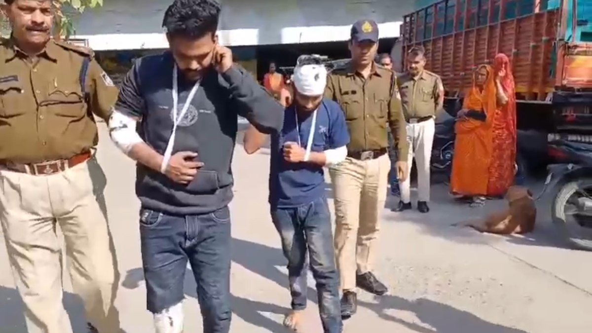 इंदौर में SI से मारपीट और बदसलूकी का मामला: पुलिस ने बदमाशों का निकाला जुलूस, Video बनाकर किया था वायरल 