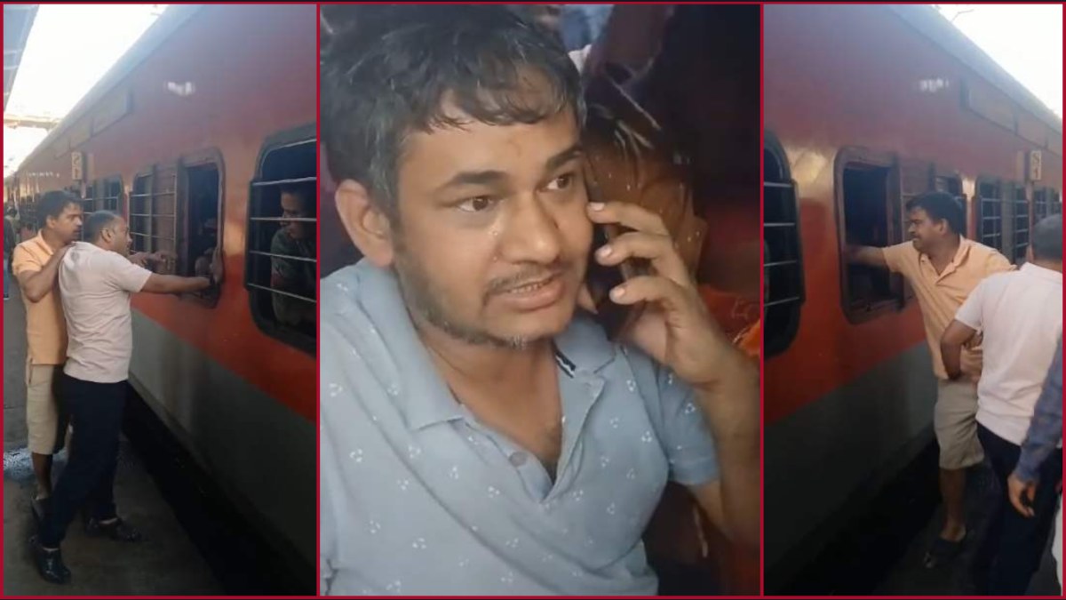 महाकुंभ जा रहे श्रद्धालु हुए उग्र! सीट न मिलने पर ट्रेन में बैठे यात्री पर बरसाए घूंसे, नाक से बहने लगा खून, VIDEO वायरल