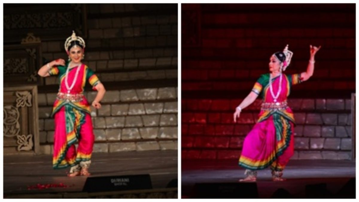 Khajuraho Dance Festival: 51वें नृत्य समारोह में फिल्म अभिनेत्री मीनाक्षी शेषाद्री ने किया ‘ऑडीसी’ नृत्य, महाशिवरात्रि पर भगवान शिव को समर्पित स्तुति से की शुरुआत 