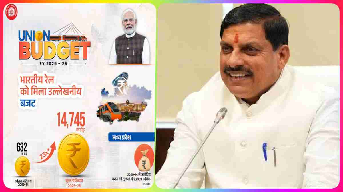 रेलवे का 2025-26 बजट जारी: MP पर हुई ‘धनवर्षा’, आजादी के बाद पहली बार मिले 14 हजार 745 करोड़ रुपए