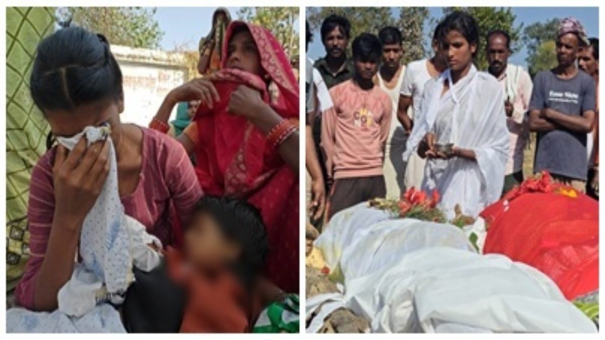एक साथ जलीं दो चिताएं: माता-पिता की मौत के बाद 5 बहनों पर टूटा दुखों का पहाड़, बड़ी बेटी ने मुखाग्नि दी तो हर आंख हुई नम 