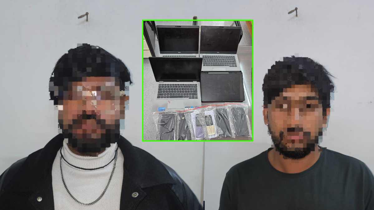 फर्जी एडवाइजरी कंपनी पर पुलिस की दबिश: दो युवक और दो युवती गिरफ्तार, 3 लैपटॉप, एक टैबलेट सहित 6 मोबाइल बरामद
