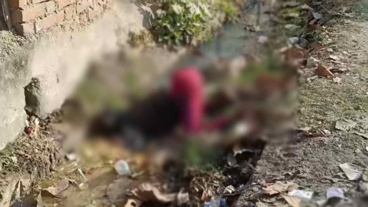 नाली में संदिग्ध अवस्था में मिला अज्ञात व्यक्ति का शवः हत्या या कुछ और जांच में जुटी पुलिस