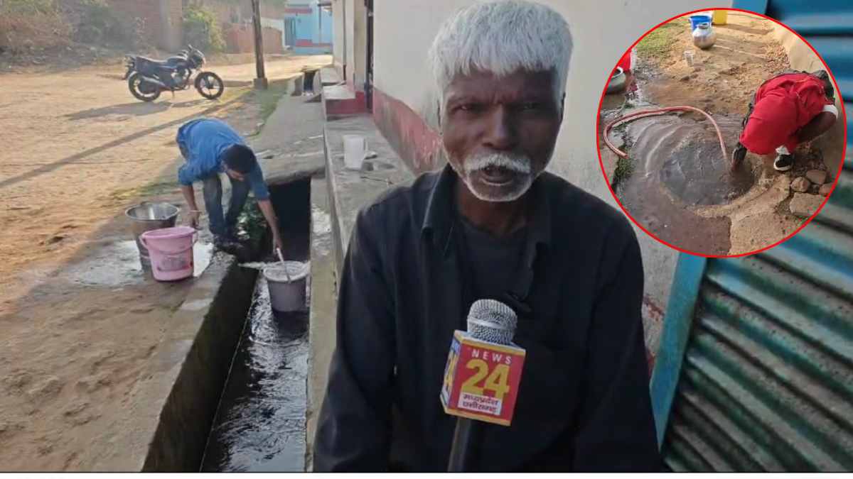 शहडोल में साफ पानी के लिए मोहताज ग्रामीणः नाली का पानी पीने को मजबूर, दूषित जल से फैल रहा पीलिया