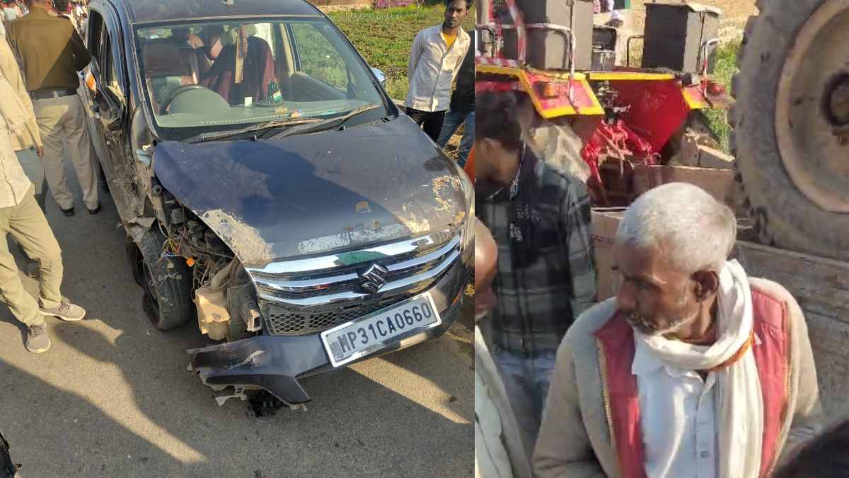 Morena Accident News: श्रद्धालुओं से भरी ट्रैक्टर-ट्रॉली और कार की टक्कर, हादसे में 8 लोगों की हालत गंभीर