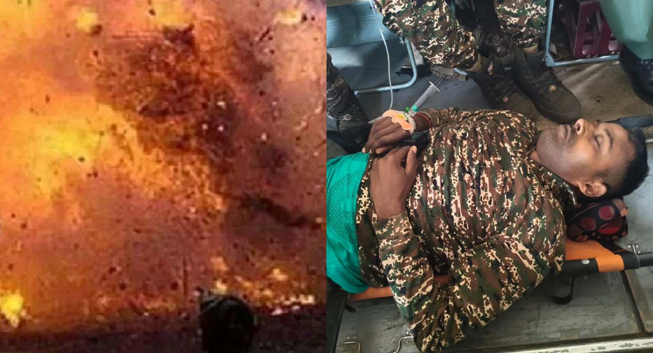 IED ब्लास्ट की चपेट में आने से CRPF के 3 जवान घायल, एयरलिफ्ट कर लाया गया रायपुर 