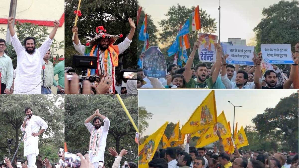 ‘जेल के ताले टूट गए देवेंद्र भैया छूट गए’ : हाथों में तख्ती लेकर सेंट्रल जेल पहुंचे हजारों समर्थक, रिहा होते ही देवेंद्र यादव ने दौड़कर किया कार्यकर्ताओं का अभिवादन, देखें Video