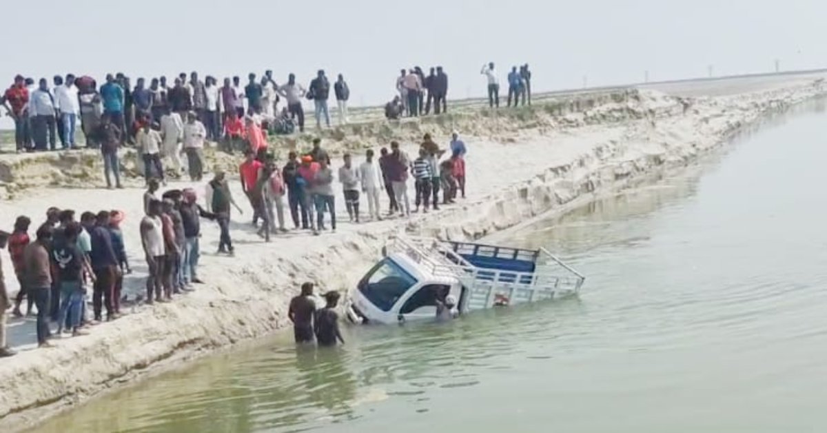 अधूरे पुल ने ले ली जान! नदी में पिकअप पलटने से युवक की मौत, निर्माणाधीन होने के बाद भी जान जोखिम में डाल रहे लोग