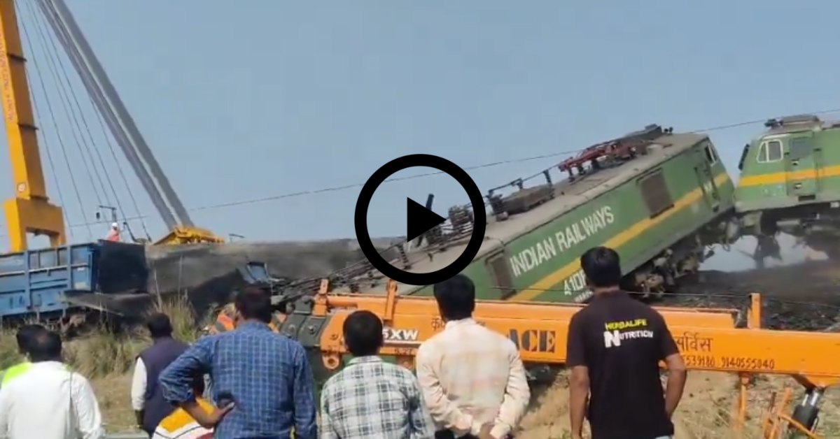 Fatehpur Train Accident : रेस्क्यू के दौरान एक और हादसा, मालगाड़ी के वैगन को खींचते समय गिरा बिजली पोल