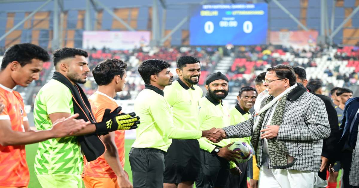 38th National Games : 14 फरवरी को हल्द्वानी में होगा  समापन समारोह, सीएम धामी ने किया स्टेडियम का निरीक्षण