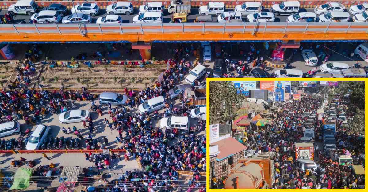 हाल बेहाल है! प्रयागराज में हर घंटे आ रही 8 हजार गाड़ियां, जाम में फंसे श्रद्धालु, न सड़क पर जगह, न ट्रेन में,  शहर की यातायात व्यवस्था ध्वस्त