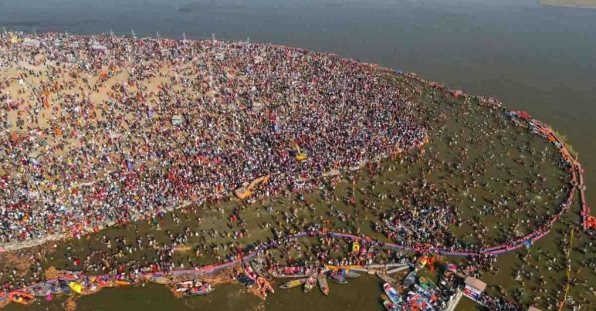 आस्था का सैलाब : संगम तीर उमड़ रहा श्रद्धालुओं का हुजूम, जानिए कितनी पहुंच गई स्नानार्थियों की संख्या