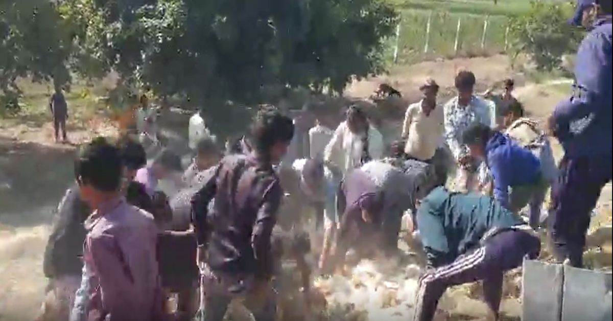 फ्री का है, जितना चाहो लूट लो… मुर्गों से भरी गाड़ी पलटते ही ग्रामीणों ने मचा दी लूट, देखें VIDEO