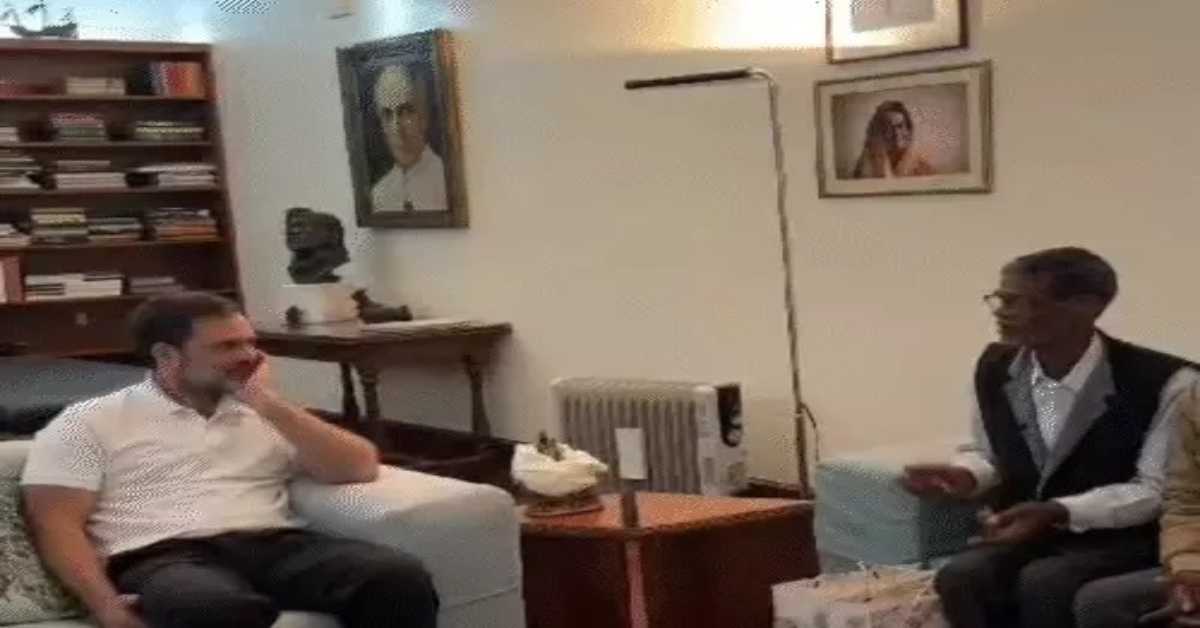 ‘आपकी दी हुई मशीन से प्यापार बढ़ रहा’, मोची रामचैत ने राहुल गांधी और उनके परिवार से की मुलाकात, देखते ही कांग्रेस नेता ने लगाया गले, देखें VIDEO