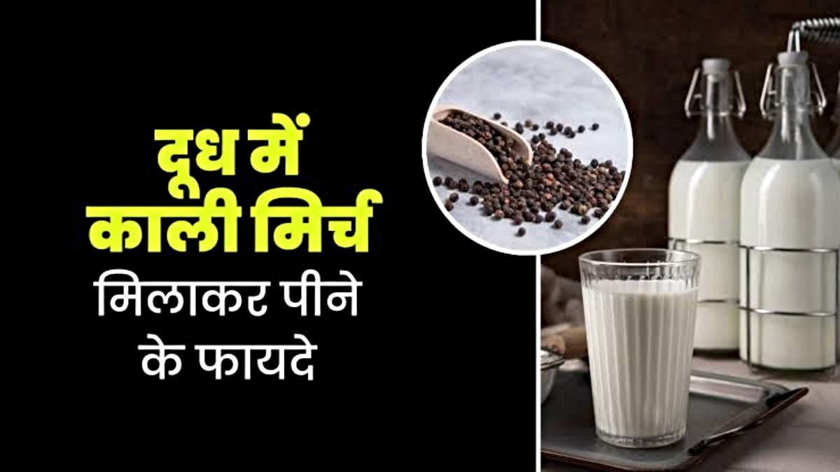 Milk with Black Pepper Benefits: दूध में काली मिर्च डालकर पीएं, दुरुस्त रहेगा पाचन, इम्यूनिटी भी होगी स्ट्रॉन्ग…