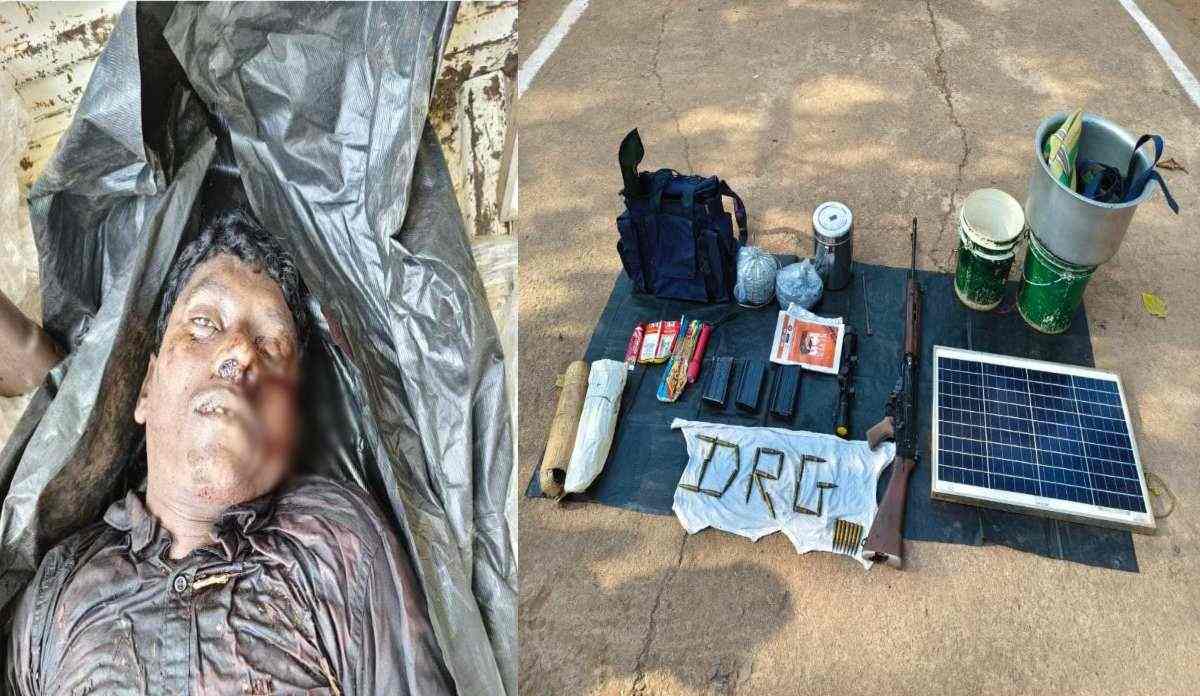 Naxal Encounter Update : मुठभेड़ में जवानों ने 8 लाख के इनामी नक्सली जतिन मंडावी को किया ढेर, मिलिट्री कंपनी नंबर 5 का था सदस्य 