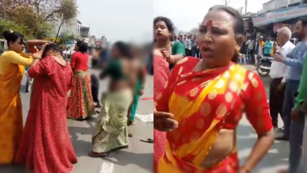 सड़क बना किन्नरों का अखाड़ा: निर्वस्त्र कर एक दूसरे की जमकर की पिटाई, तमाशबीन बन देखते रहे लोग, Video वायरल