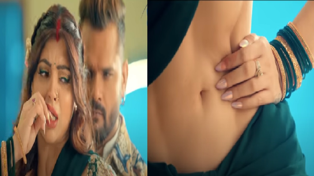 यूट्यूब पर धमाल मचा रहा खेसारी और आकांक्षा पुरी का नया गान ‘सरसों के तेलवा’, दोनों का कंबल वाला प्यार देखकर मचल उठेगा आपका भी मन