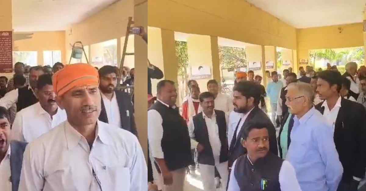 तहसीलदार चोर है… अधिवक्ता संघ ने किया जोरदार प्रदर्शन, बोले- अधिवक्ताओं का चैंबर जबरन उखाड़ा, हम ऐसे भ्रष्ट तहसीलदार को यहां रहने नहीं देंगे