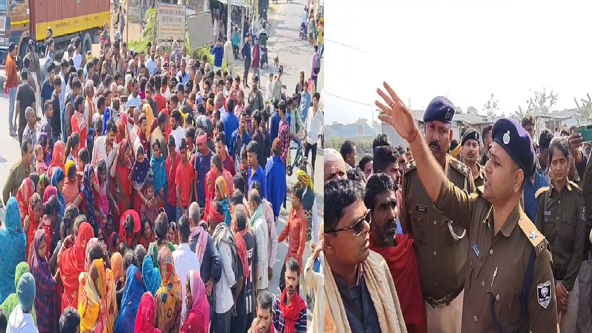 अपराधी के गिरफ्तारी की मांग कर रहे मृतक के परिजनों पर पुलिस ने भांजी लाठियां, प्रशासन पर हत्या में मिली भगत का गंभीर आरोप