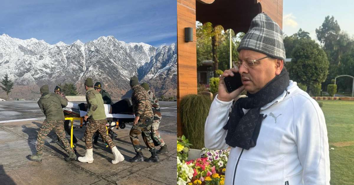 चमोली हिमस्खलन : 55 में से 47 श्रमिकों का सफल रेस्क्यू, 3 मजदूरों की हालत गंभीर, CM धामी ने दी जानकारी