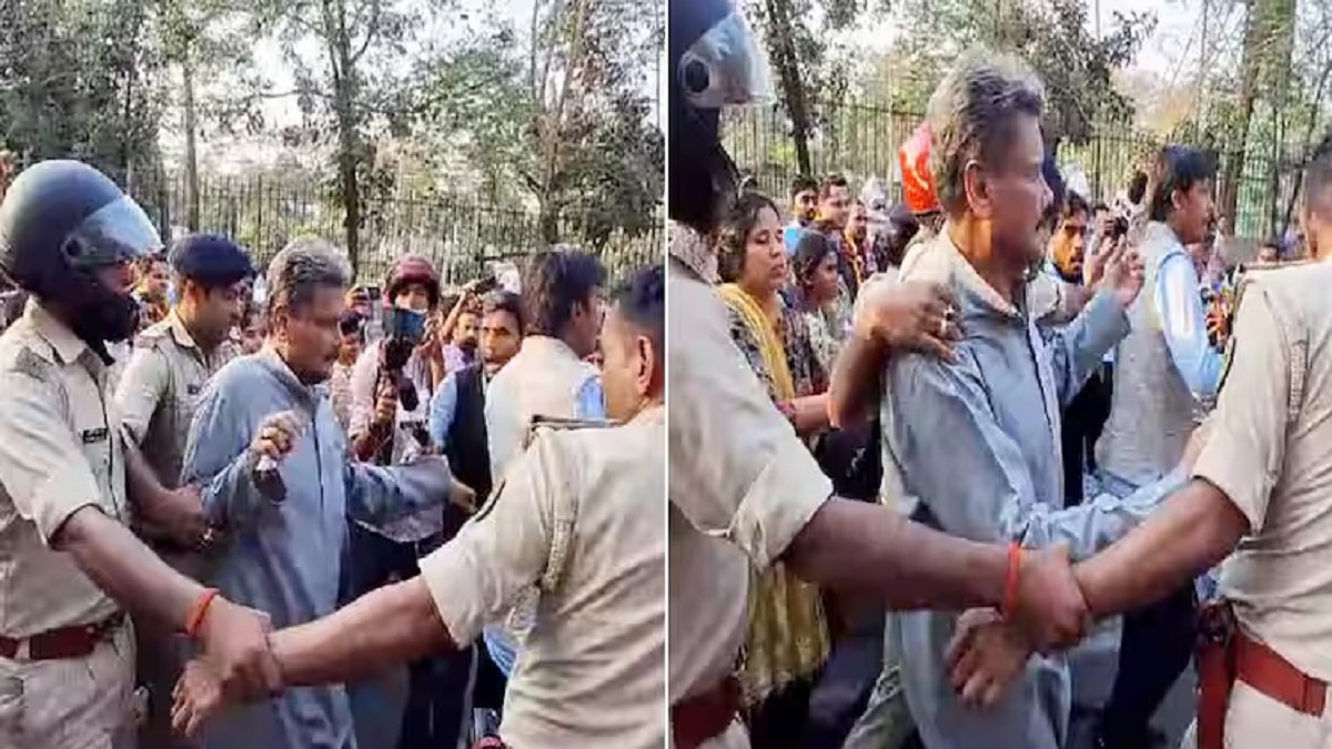 शिक्षक अभ्यर्थियों का भारी हंगामा, शिक्षा मंत्री को सड़क पर दौड़ाया, गाड़ी के आगे लेटे, TRE- 3 सप्लीमेंट्री रिजल्ट जारी करने की मांग