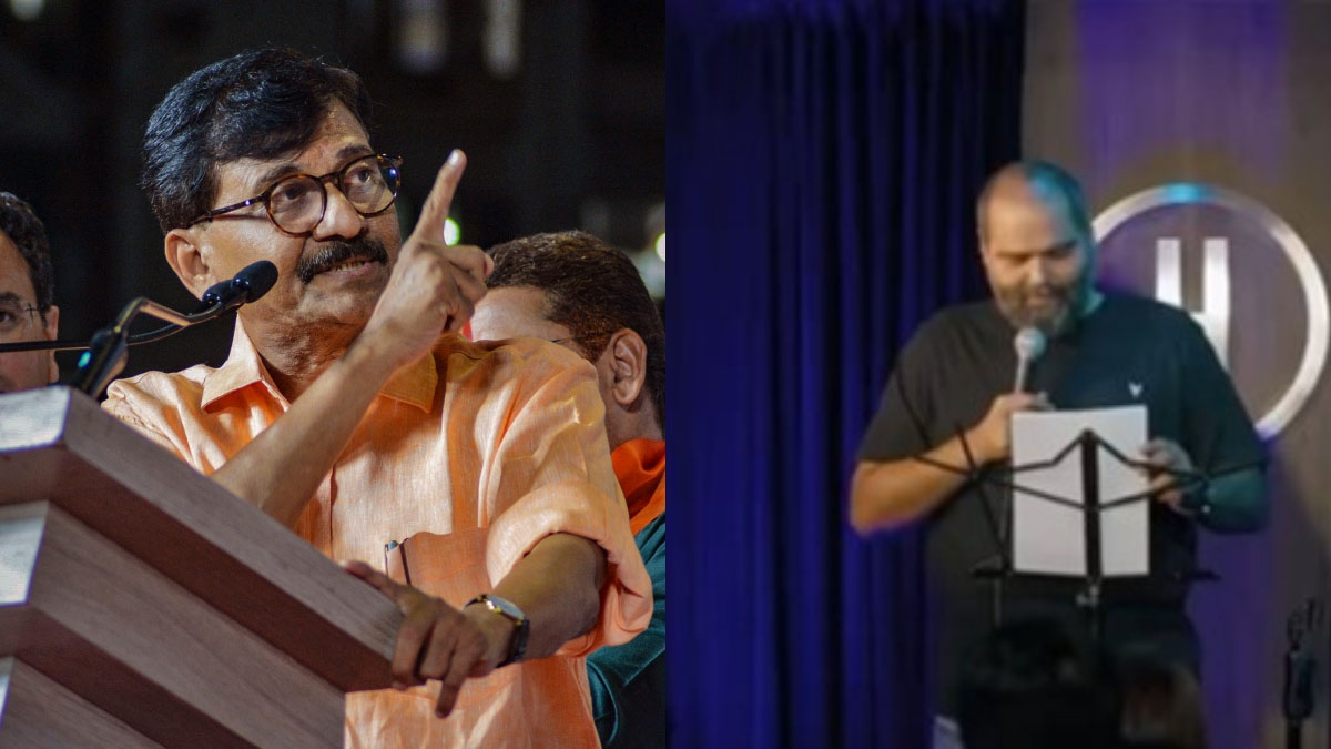 कॉमेडियन के समर्थन में उतरे संजय राउत, कहा- मर जाएगा, पर झुकेगा नहीं कुणाल कामरा