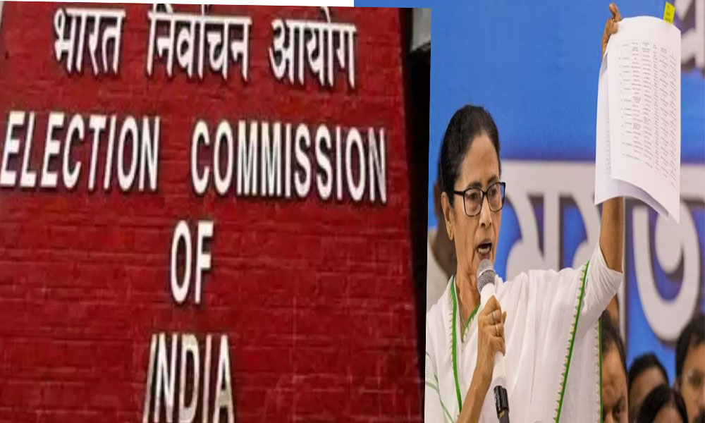 ममता बनर्जी ने EC को दी धरने की चेतावनी; बंगाल के वोटर लिस्ट में गुजरात-हरियाणा के लोगों के नाम जोड़ रही BJP
