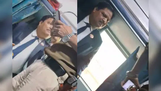 पत्नी को AC कोच में मुफ्त सफर कराने के लिए TTE से उलझा GRP कांस्टेबल, कहा- ‘IPS को बता दो, इस रेलवे स्टेशन का मालिक हूं मैं…’, Video Viral