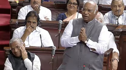 राज्यसभा में राणा सांगा पर हंगामा, मल्लिकार्जुन खरगे बोले-‘संविधान घर जलाने की अनुमति नहीं देता’