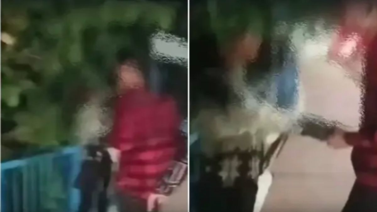 VIP रोड पर हाई वोल्टेज ड्रामा: बीच सड़क बॉयफ्रेंड ने गर्लफ्रेंड को जड़ा थप्पड़, मारपीट कर गर्दन अलग करने की दी धमकी, Video वायरल  