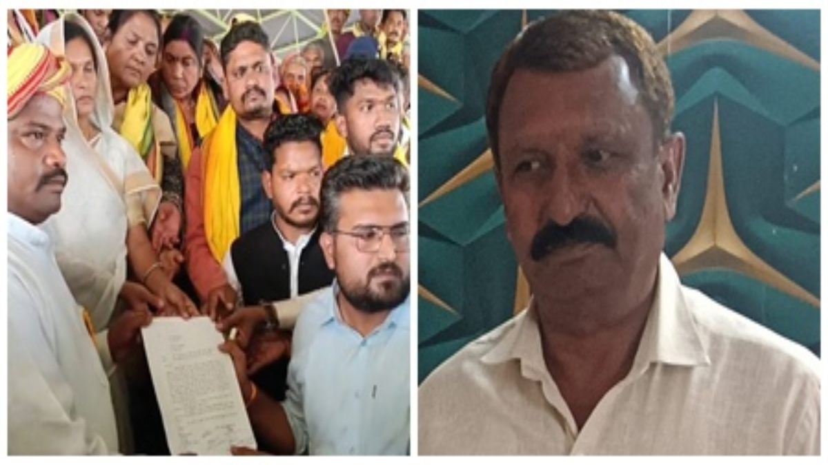 बीजेपी नेता की गिरफ्तारी की मांग: सड़क पर उतरा आदिवासी समाज, फोन पर महिला से की थी अश्लील बातें 