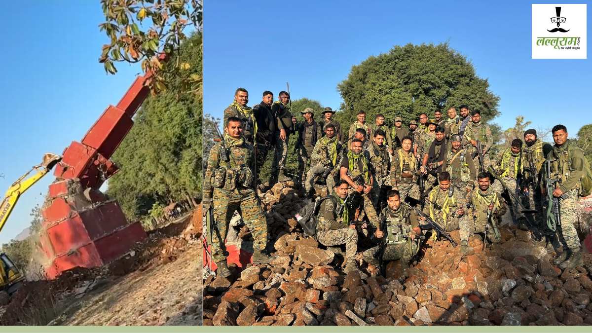 नक्सलियों की मांद में घुसे जवान, इंटरस्टेट रेड कॉरिडोर में माओवादियों के स्मारक को किया नेस्तनाबूत, देखें वीडियो…
