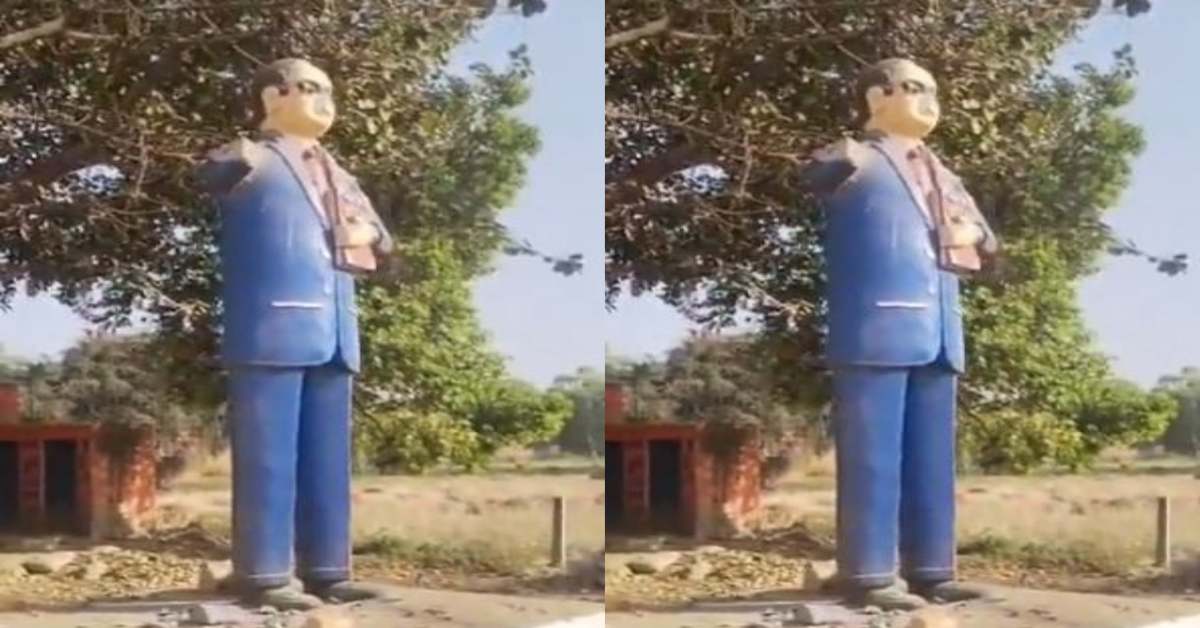 असामाजिक तत्वों ने तोड़ी डॉ. भीमराव अंबेडकर की मूर्ति, ग्रामीणों का फूट पड़ा गुस्सा, फिर…