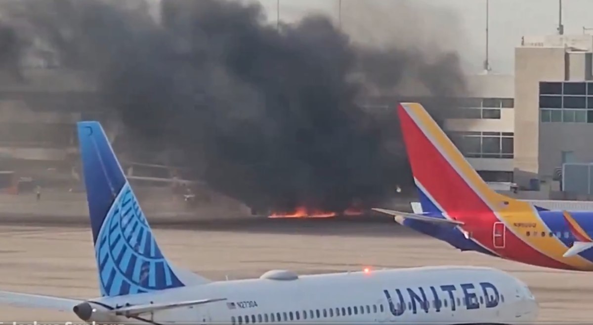 Burning Plane Video: अमेरिकन एयरलाइंस का विमान रनवे पर जलकर हुआ खाक, 6 क्रू मेंबर समेत 178 यात्री थे सवार, तभी लग गई आग और सबकुछ हो गया…?