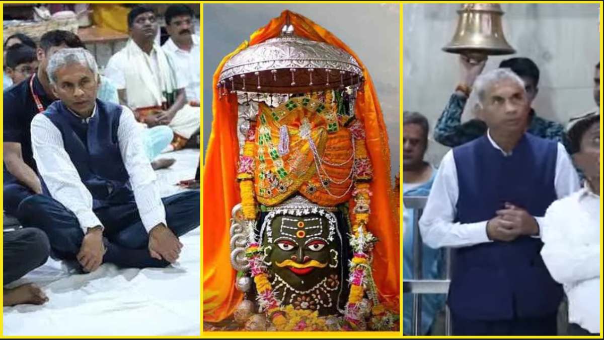 महाकाल के दर पर मुख्य सचिव अनुराग जैन: भगवान महाकालेश्वर के किए दर्शन, उज्जैन में सिंहस्थ कार्यों की समीक्षा भी की