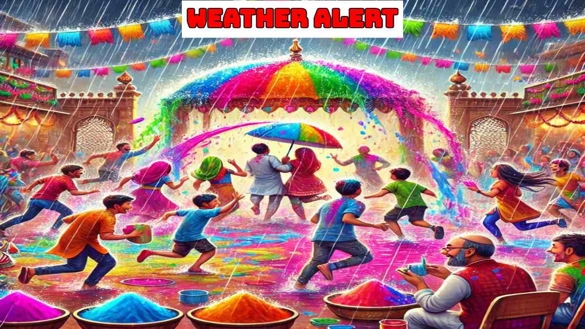 UP Weather Alert: होली के रंग पर पानी फेर सकती है बारिश! कई जिलों में गरज चमक के साथ बिजली गिरने की चेतावनी