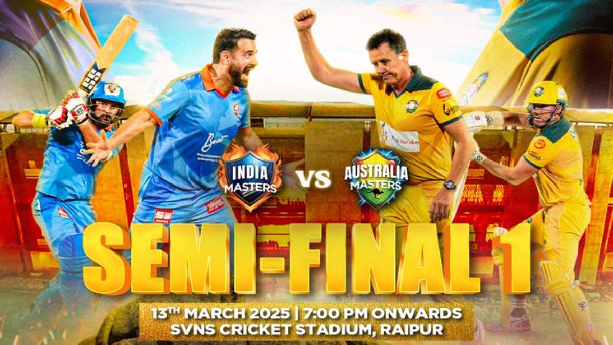 IML 2025 1st Semifinal: फाइनल की टिकट के लिए आज शाम भारत और ऑस्ट्रेलिया में होगी भिड़ंत, जानिए कैसा है रायपुर की पिच का मिजाज और मैच से जुड़ी हर जरूरी डिटेल