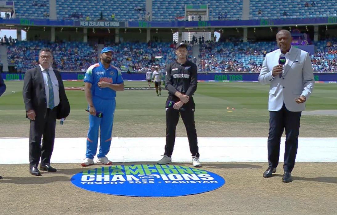 ICC Champions Trophy : न्यूजीलैंड ने जीता टॉस, भारत करेगी पहले बल्लेबाजी, देखें दोनों टीमों की प्लेइंग 11 