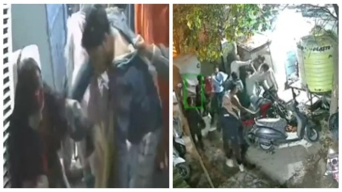 कपड़ा सुखाने को लेकर दो पड़ोसियों में छिड़ा संग्राम: जमकर चले लात-घूंसे, एक दर्जन से ज्यादा घायल, मारपीट की घटना CCTV में कैद