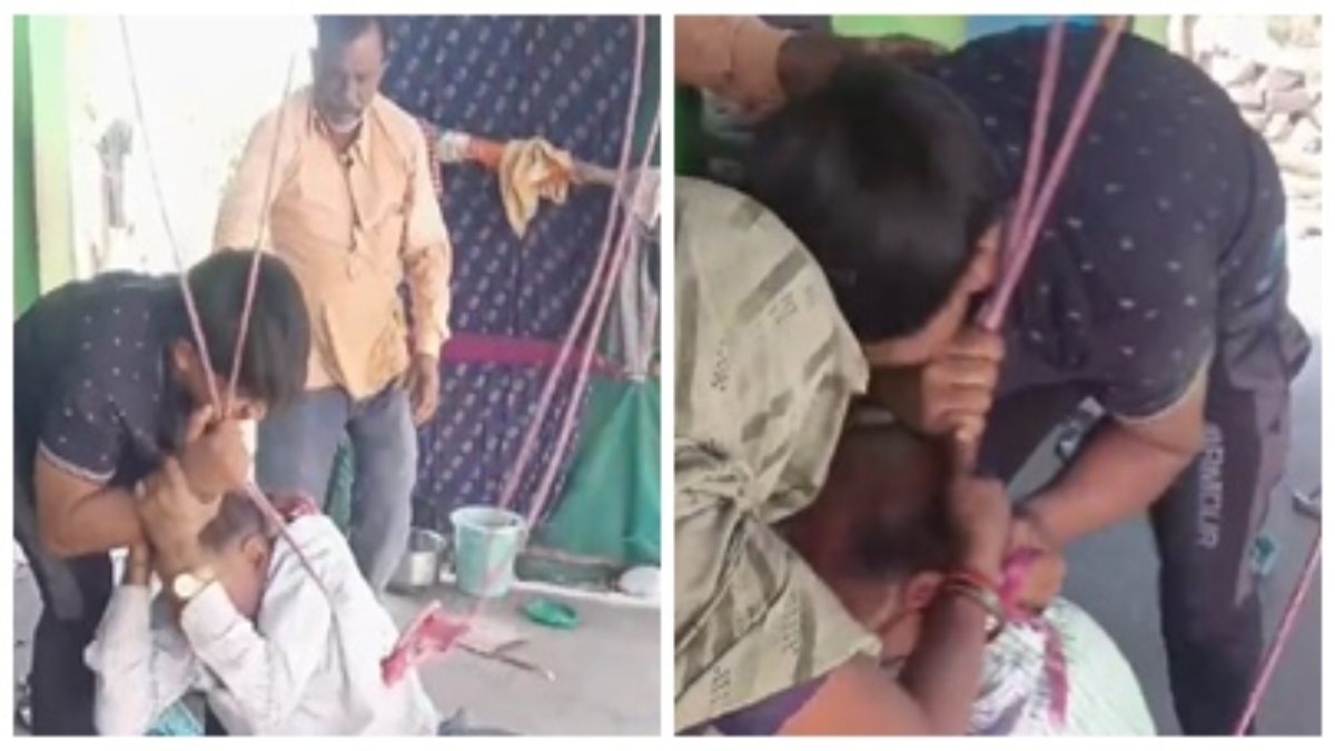 ऐसी औलाद किसी को न मिले: कलयुगी बेटे ने पिता को बेरहमी से पीटा, मां के सामने ही गला घोंटकर की जान लेने की कोशिश, Video वायरल