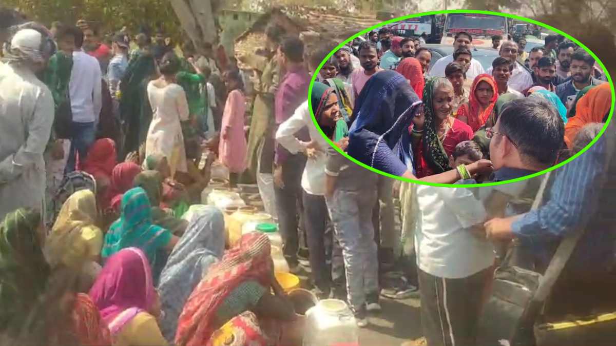 गर्मी की आहट से गहराया जलसंकट: पानी की समस्या को लेकर सड़क पर उतरे ग्रामीण, महिलाओं ने कहा- साहब पानी दो…