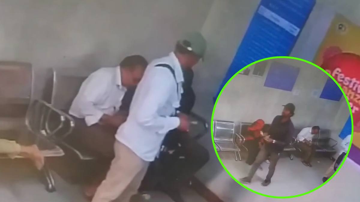 दिनदहाड़े बैंक में बुजुर्ग से हजारों की ठगी: बातों में उलझा कर ऐसे दिया वारदात को अंजाम, CCTV में कैद हुए बदमाश