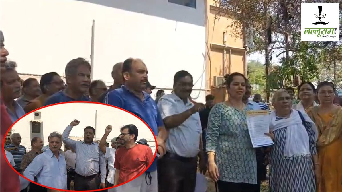 ‘शराब दुकान नहीं हटी तो करेंगे आंदोलन’, मंदिर, अस्पताल और कॉलोनी से 50 मीटर के दायरे में खोली जा रही नई दुकान, विरोध में उतरे रहवासी
