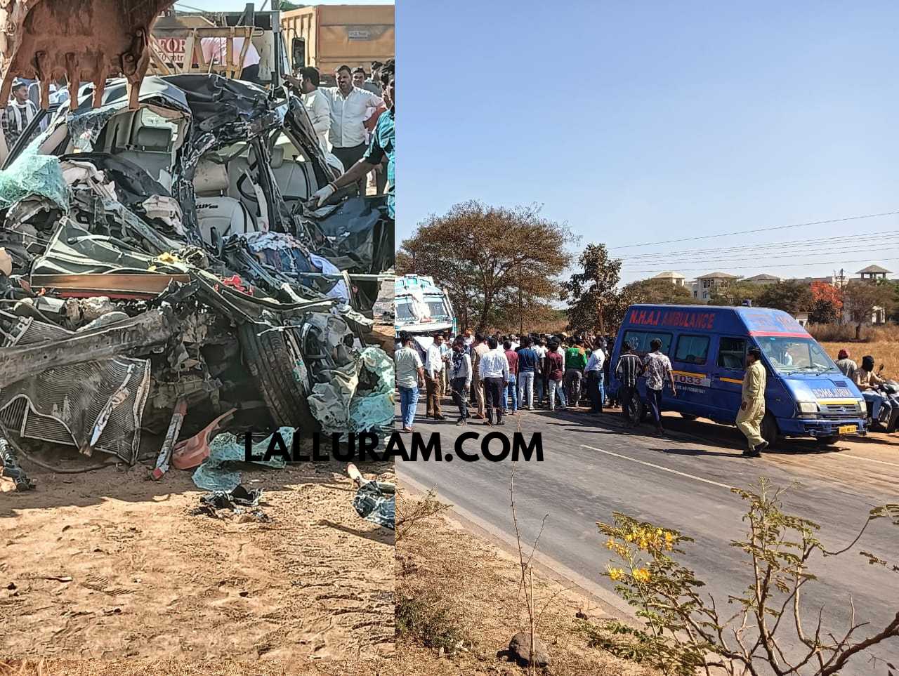CG BIG BREAKING : ट्रक से टकराई तेज रफ्तार XUV कार, मौके पर ही पांच लोगों की मौत