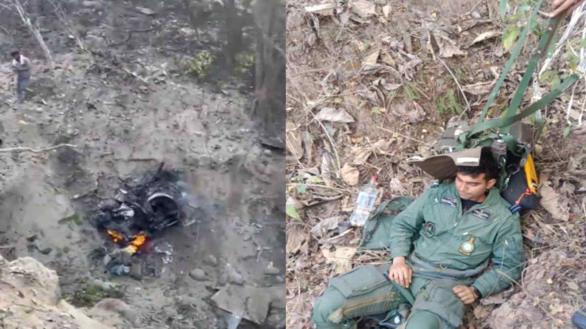 एयरफोर्स का जगुआर लड़ाकू विमान क्रैश, अंबाला से भरी थी उड़ान, जंगल में गिरा पायलट