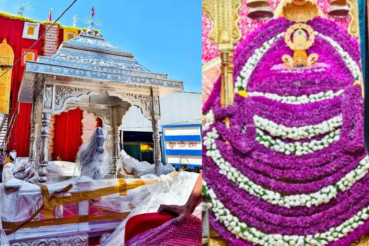Khatu Shyamji Rath Yatra 2025: 15,00,00,000 के चांदी का रथ में निकाली बाबा श्याम की भव्य रथ यात्रा, भक्तों ने खेली होली…