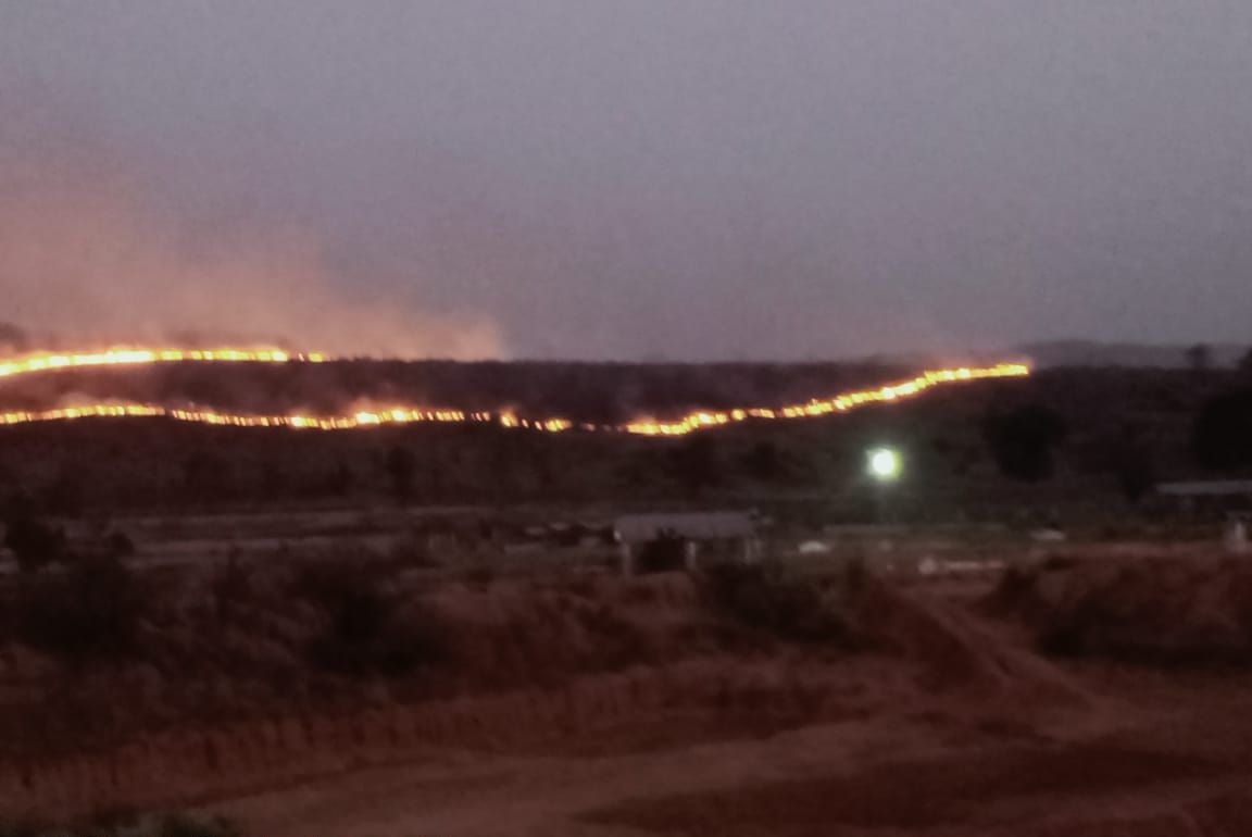 CG Forest Fire : जोगीपाली-कनकी जंगल में भीषण आग, सूचना के बाद भी वन विभाग ने आग पर काबू पाने में नहीं दिखाई दिलचस्पी
