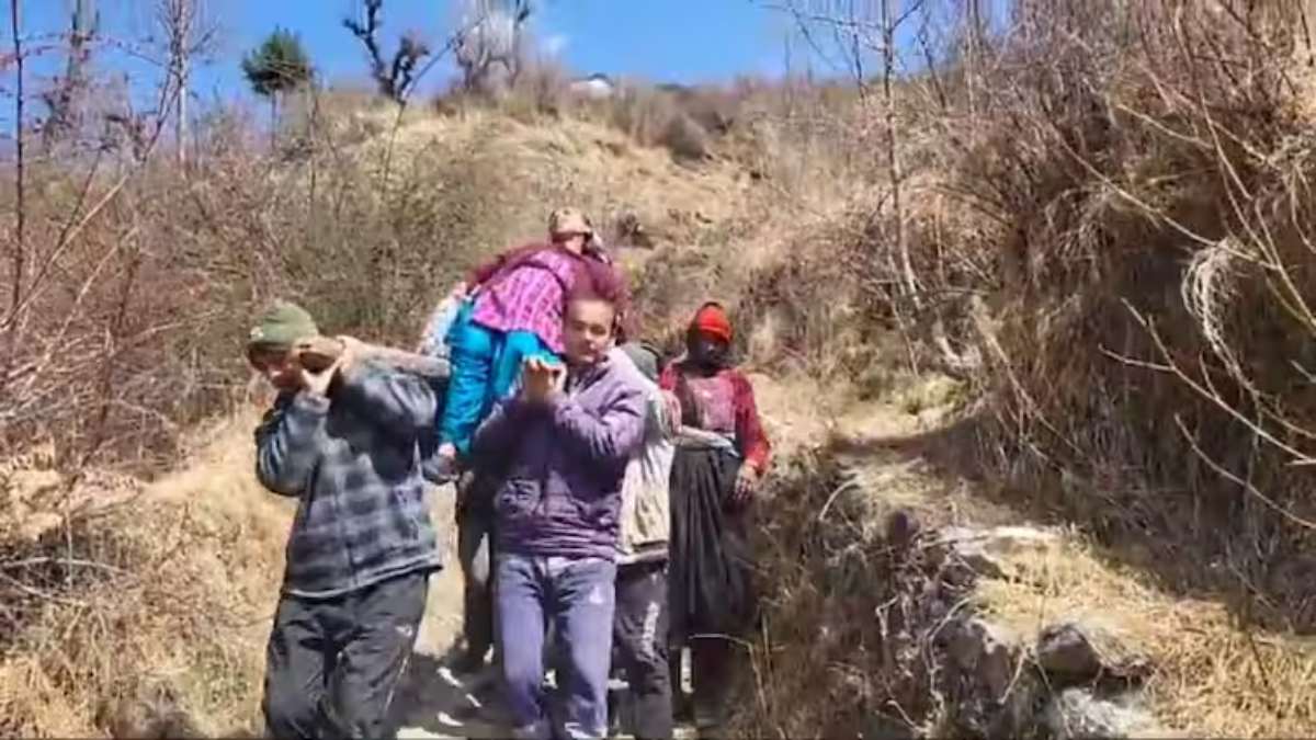 ऐसा विकास किस काम का जनाब! न सड़क और न एंबुलेंस सेवा, गर्भवती को कंधों पर ढोकर ले जाना पड़ा अस्पताल, आखिर कहां सो रहे जिम्मेदार?